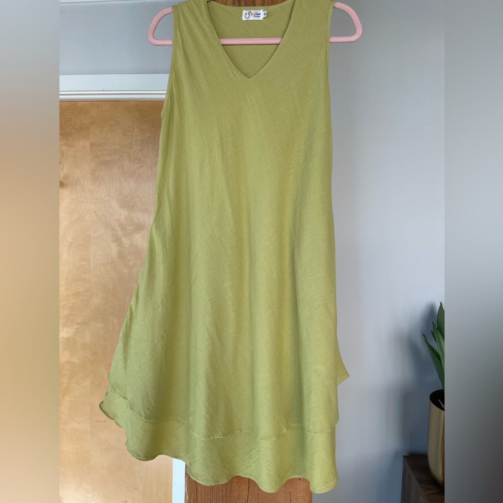 Sleeveless Dress with 2 Pockets and Lining Size Small